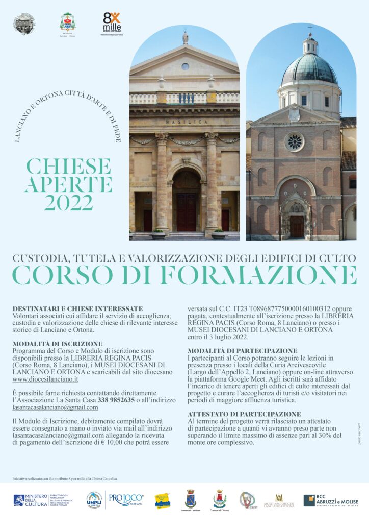Locandina Chiese Aperte 2022