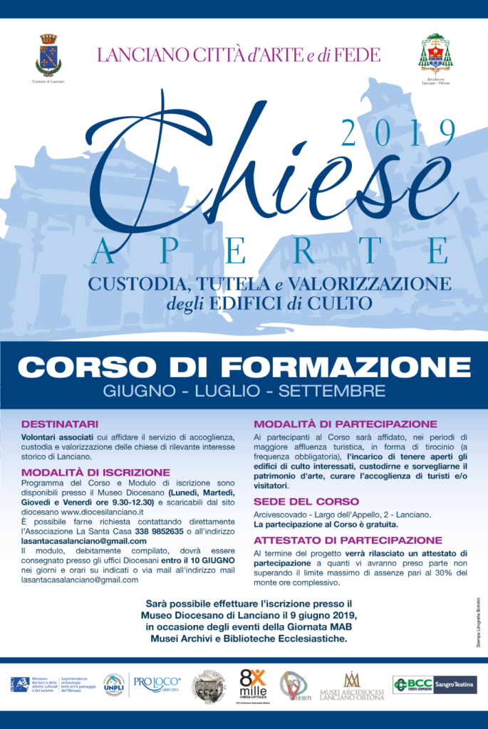 Locandina Chiese Aperte 2019