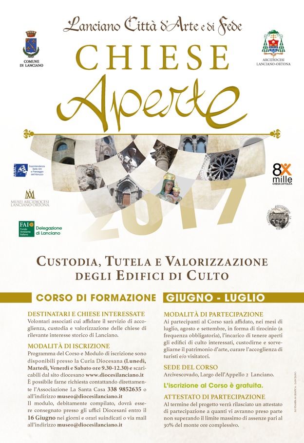 Locandina Chiese Aperte 2017